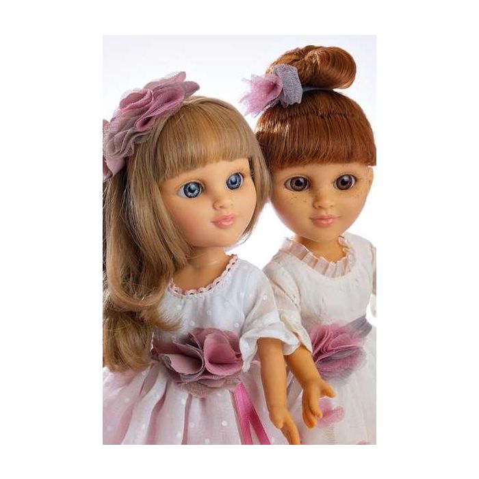 Muñeca comunión sofy rubia vestido plumeti blanco 43cm 4 Muñeca comunión sofy rubia vestido plumeti blanco 43cm 4