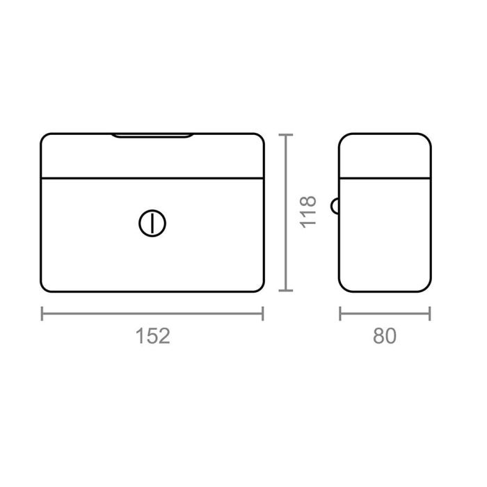 Caja de caudales Micel CFC09 M13392 15,2 x 11,8 x 8 cm Rojo Acero 2