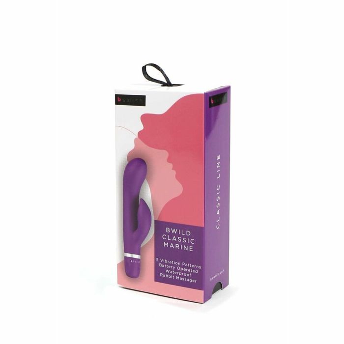 Vibrador Conejito Bwild Bunny Marino B Swish Morado 1