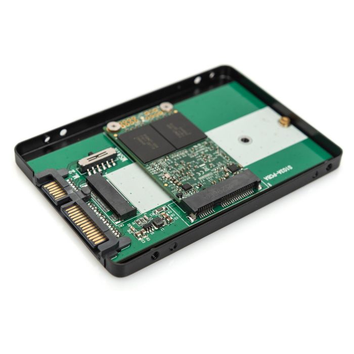 Digitus Adaptador 2.5" SATA M.2 o mSATA Caja Externa para SSD Color Negro Digitus Adaptador 2.5" SATA M.2 o mSATA Caja Externa para SSD Color Negro