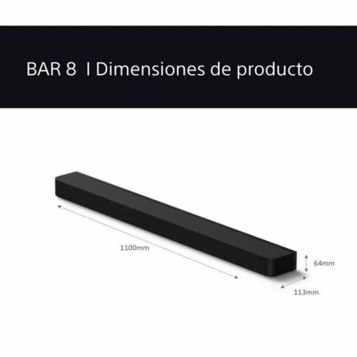 Barra de Sonido Sony HT-A8000 Negro