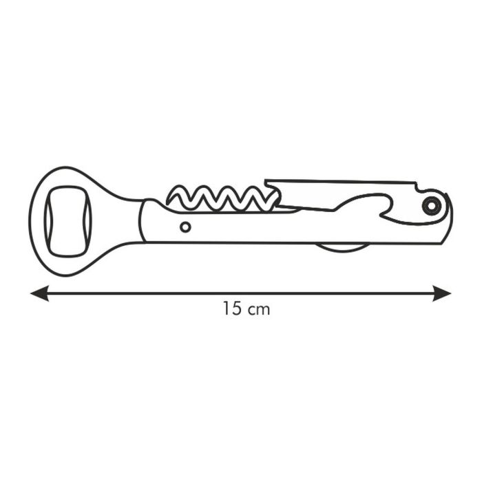 Sacacorchos de camarero Tescoma Presto Acero Inoxidable Plástico 1