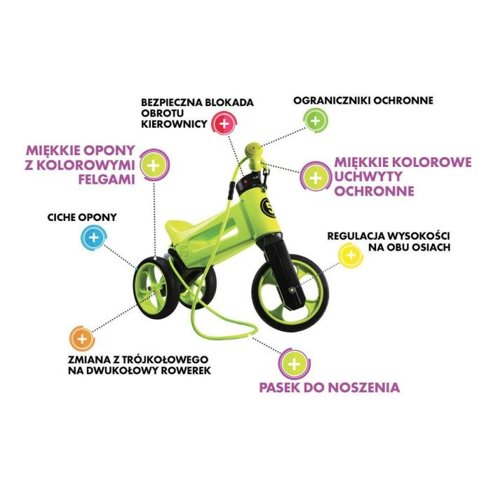 Triciclo Funny Wheels Rider 516491 2