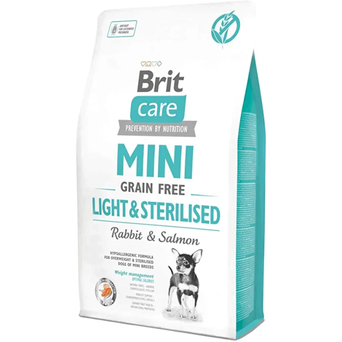 Brit Care Mini Grain Free Light Sterilised 2 kg