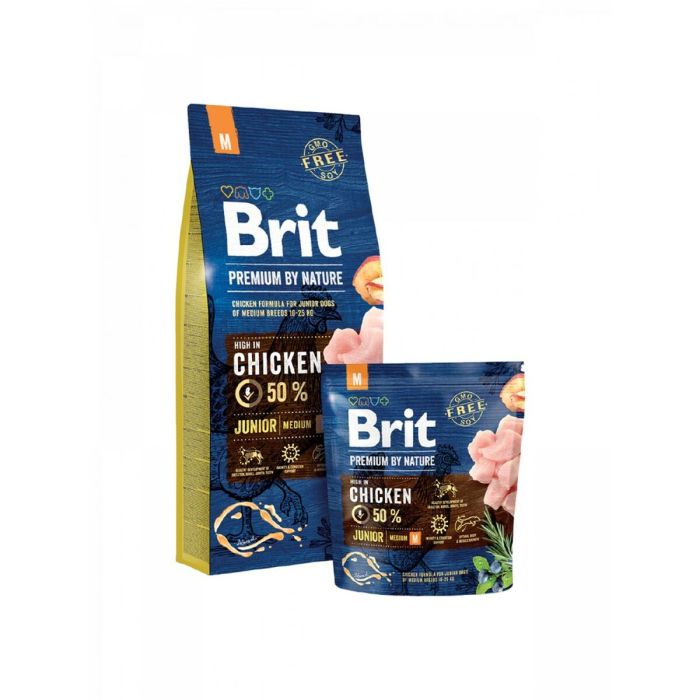 Brit Premium By Nature Dog Junior M 3 kg
