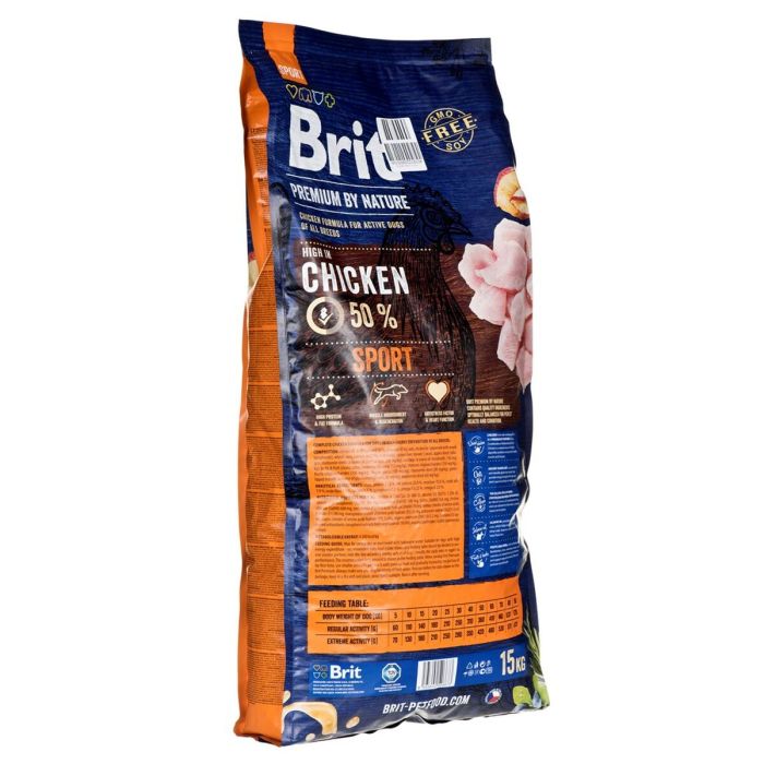 Pienso Brit Premium by Nature Sport Adulto Pollo 15 kg Pienso Brit Premium by Nature Sport Adulto Pollo 15 kg