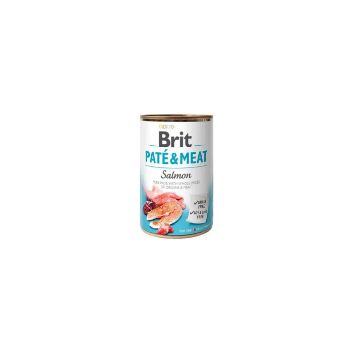 Brit Pate & Meat Salmon 6x400 gr