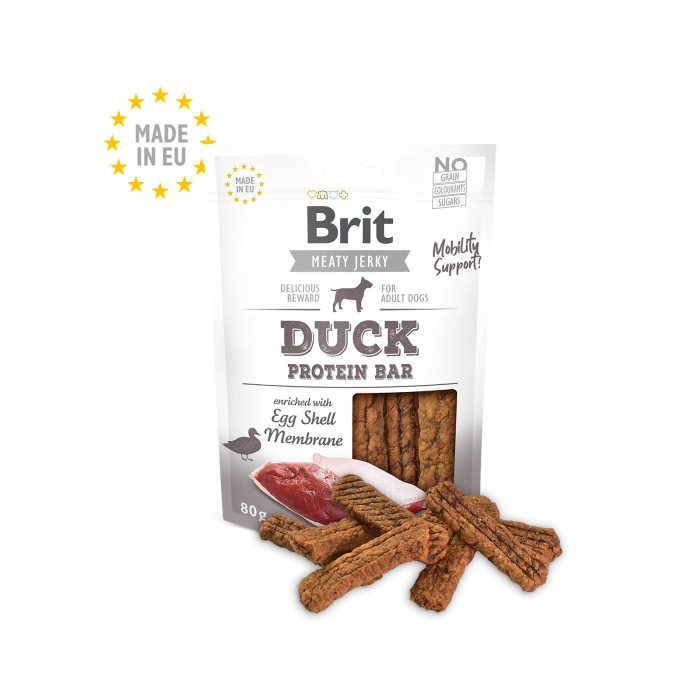 Brit Jerky Snack Protein Bar Pato 80 gr
