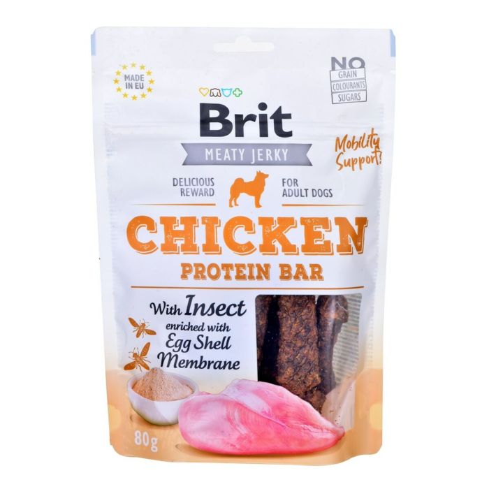Snack para Perros Brit Jerky Snack Pollo 80 g 1 Snack para Perros Brit Jerky Snack Pollo 80 g 1