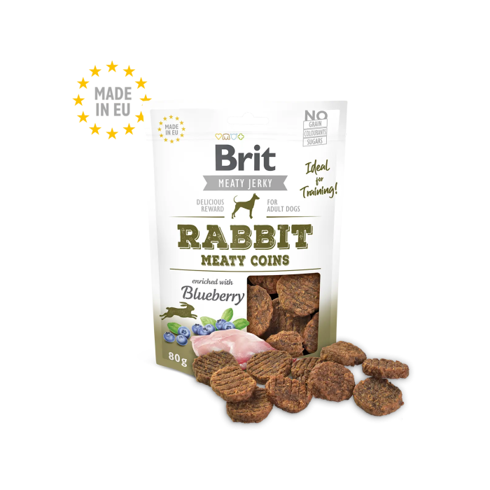 Brit Jerky Snack With Rabbit 80 gr