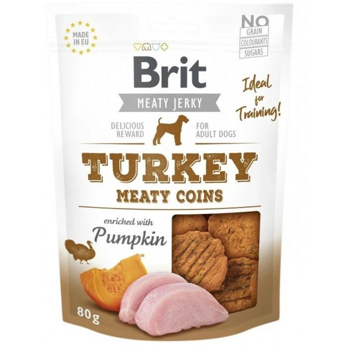 Snack para Perros Brit Turkey Meaty coins 200 g Pavo 1 Snack para Perros Brit Turkey Meaty coins 200 g Pavo 1