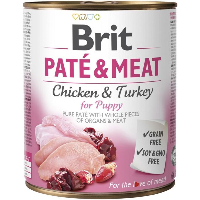 Comida húmeda Brit Pollo Pavo 800 g Comida húmeda Brit Pollo Pavo 800 g
