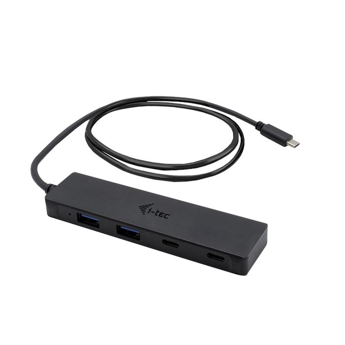 Hub USB i-Tec C31HUBMETAL2A2C85 Negro 1