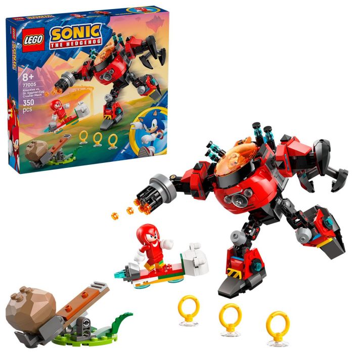 Knuckles Vs. Meca Egg Crusher Dr. Eggman 77005 Lego Sonic 0 Knuckles Vs. Meca Egg Crusher Dr. Eggman 77005 Lego Sonic 0