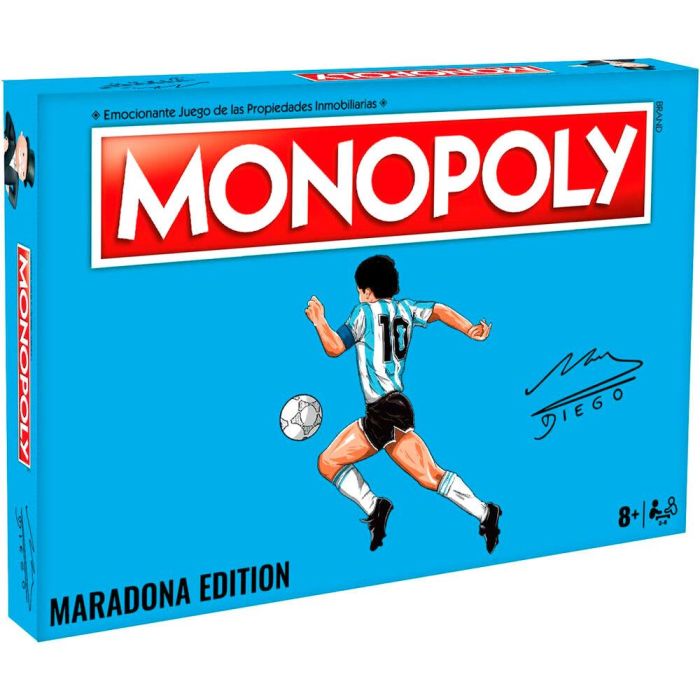 HASBRO Monopoly Edición Maradona Juego de Mesa en Español para 2-6 Jugadores, Edad +8 años
