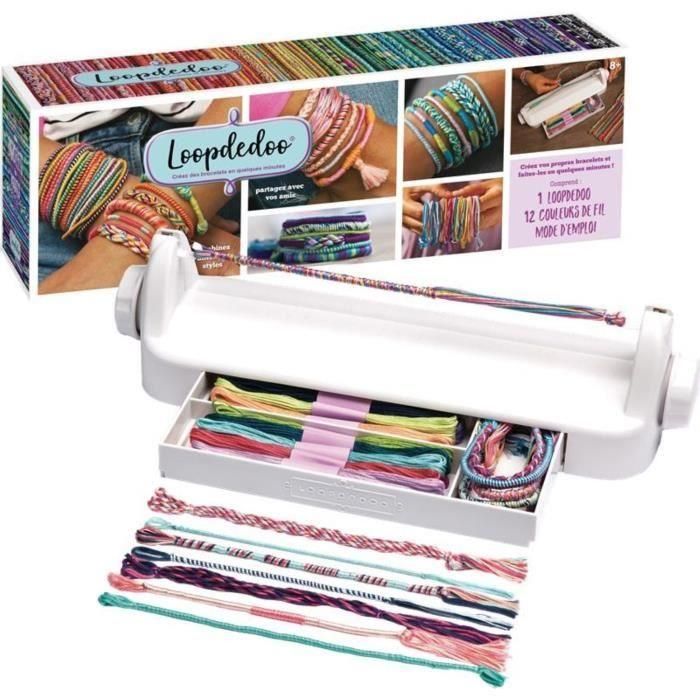 Goliath GOL8720077347021 Loopdedooo Fábrica de pulseras de la amistad para niños de 8 años