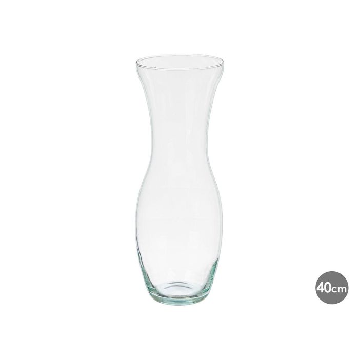 Giftdecor Jarrón de Cristal Cuello Estrecho Transparente 40 cm Giftdecor Jarrón de Cristal Cuello Estrecho Transparente 40 cm