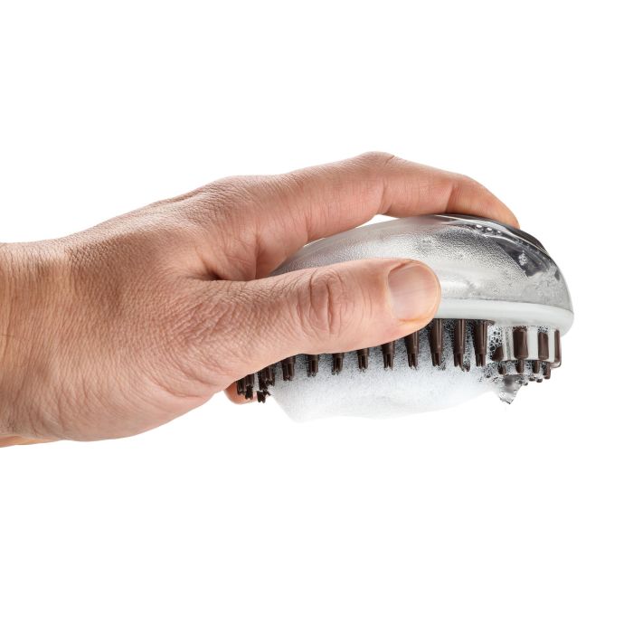 Hunter Peine De Curry Con Dispensador De Champú Para Perros - Elimina Pelo Muerto Y Facilita El Baño 4