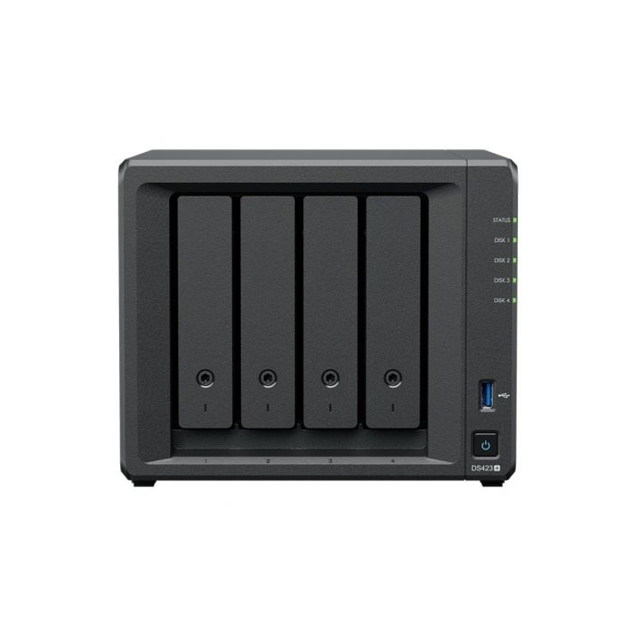 NAS Synology Diskstation DS423+/ 4 Bahías 3.5"- 2.5"/ 6GB DDR4/ Formato Torre