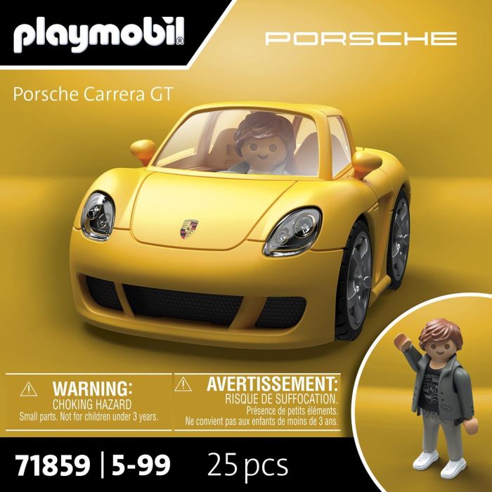 PLAYMOBIL 71859 Porsche Carrera GT - Superdeportivo de juguete para niños, con figura y techo extraíble. 1