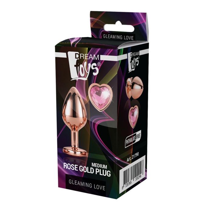 Plug Anal Dream Toys Gleaming Love Dorado 1 Plug Anal Dream Toys Gleaming Love Dorado 1