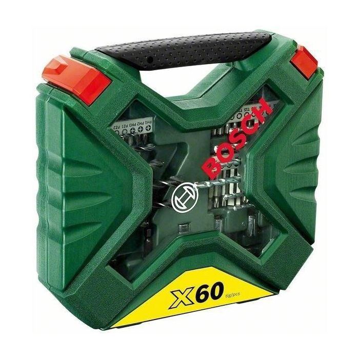 Bosch Caja X-Line Classic 60 Accesorios para Taladrar y Atornillar 1