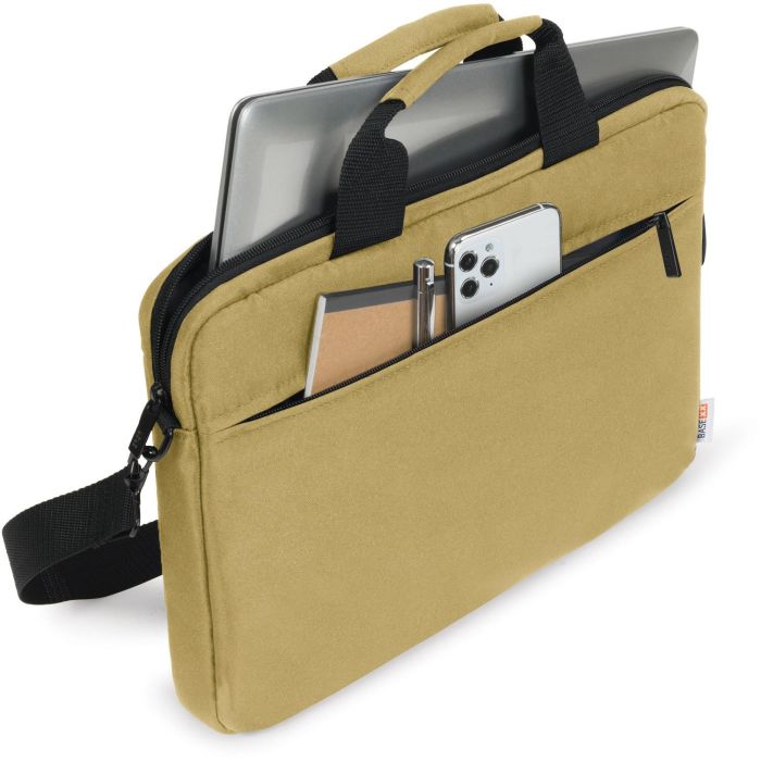 Dicota BASE XX Funda Delgada para Portátiles 13-14.1 pulgadas Marrón Camel con Acolchado Protector 3 Dicota BASE XX Funda Delgada para Portátiles 13-14.1 pulgadas Marrón Camel con Acolchado Protector 3