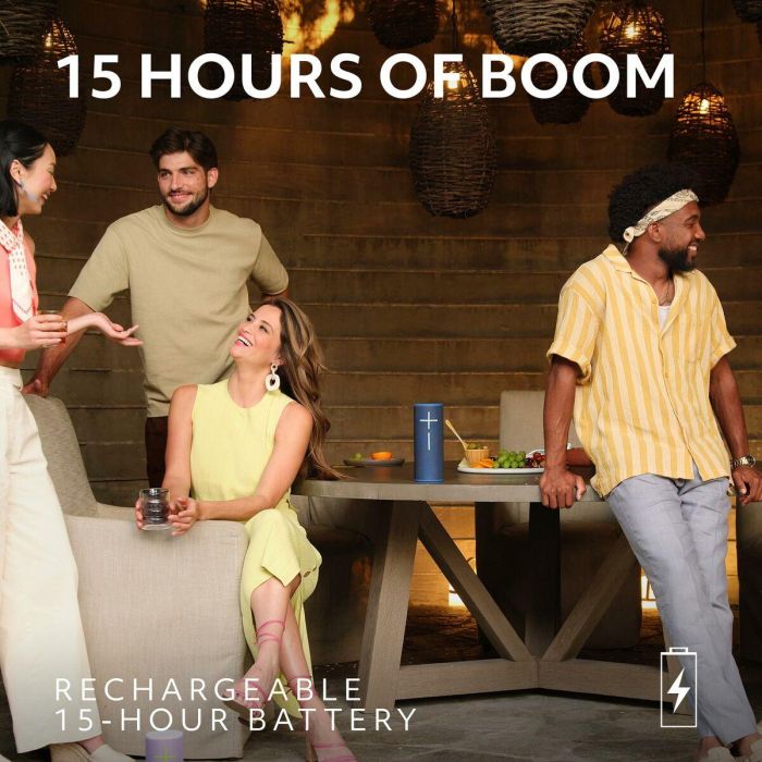 Altavoz Bluetooth Portátil Logitech 984-001969 Negro 5 Altavoz Bluetooth Portátil Logitech 984-001969 Negro 5