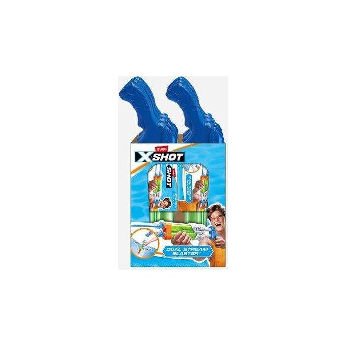 Pistola de agua x-shot small quad stream blaster con dos cañones 13'2x40'2x5'3cm - modelos surtidos 1 Pistola de agua x-shot small quad stream blaster con dos cañones 13'2x40'2x5'3cm - modelos surtidos 1
