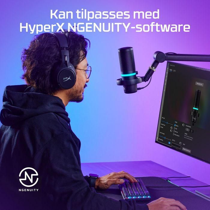 HP HyperX DuoCast - USB Microphone (Black) - RGB Lighting, 32 Ω, 24-bit/96kHz 26 HP HyperX DuoCast - USB Microphone (Black) - RGB Lighting, 32 Ω, 24-bit/96kHz 26