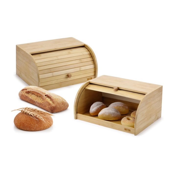 Panera de bambú Persiana Quttin 38x28x18 cm (4 Unidades) 3 Panera de bambú Persiana Quttin 38x28x18 cm (4 Unidades) 3