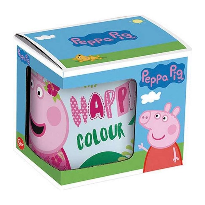 Safta Taza Grande Peppa Pig "Having Fun" 325ml 11,7x10x8,7cm - Modelos Surtidos