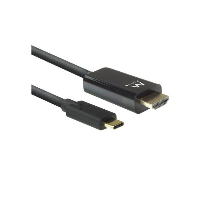 Ewent EW9824 adaptador de cable de vídeo 2 m USB Tipo C HDMI tipo A (Estándar) Negro Ewent EW9824 adaptador de cable de vídeo 2 m USB Tipo C HDMI tipo A (Estándar) Negro