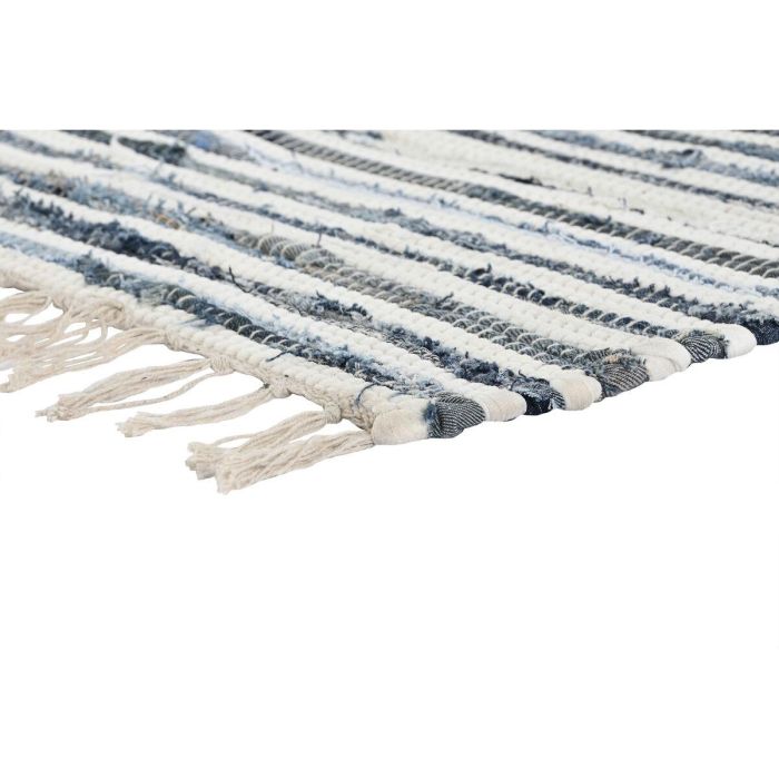 Alfombra Home ESPRIT Azul Blanco 160 x 230 x 0,5 cm 1