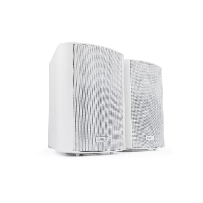 ALTAVOCES TOOQ TQOWS-01W AUTOAMPLIFICADOS DE PARED 2X30W JACK-3.5MM BLANCO