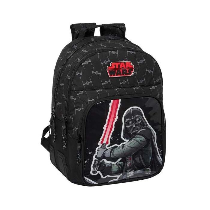 Mochila Escolar Star Wars The fighter Negro 32 x 42 x 15 cm