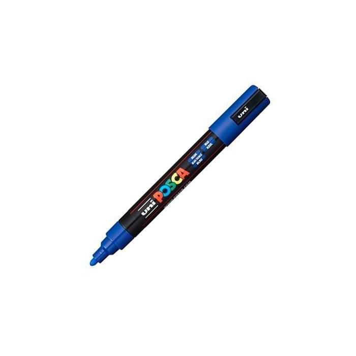 Posca Marcador Pc-5M No Permanente Punta Forma De Bala 1,8 - 2,5 mm Azul Posca Marcador Pc-5M No Permanente Punta Forma De Bala 1,8 - 2,5 mm Azul