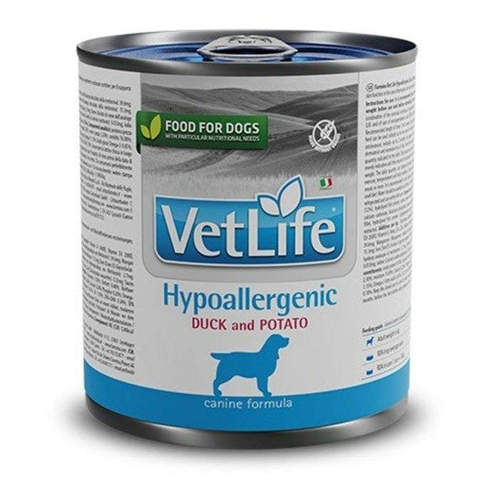 Comida húmeda Farmina Vet Life Hypoallergenic Pato Cerdo Batata 300 g Comida húmeda Farmina Vet Life Hypoallergenic Pato Cerdo Batata 300 g