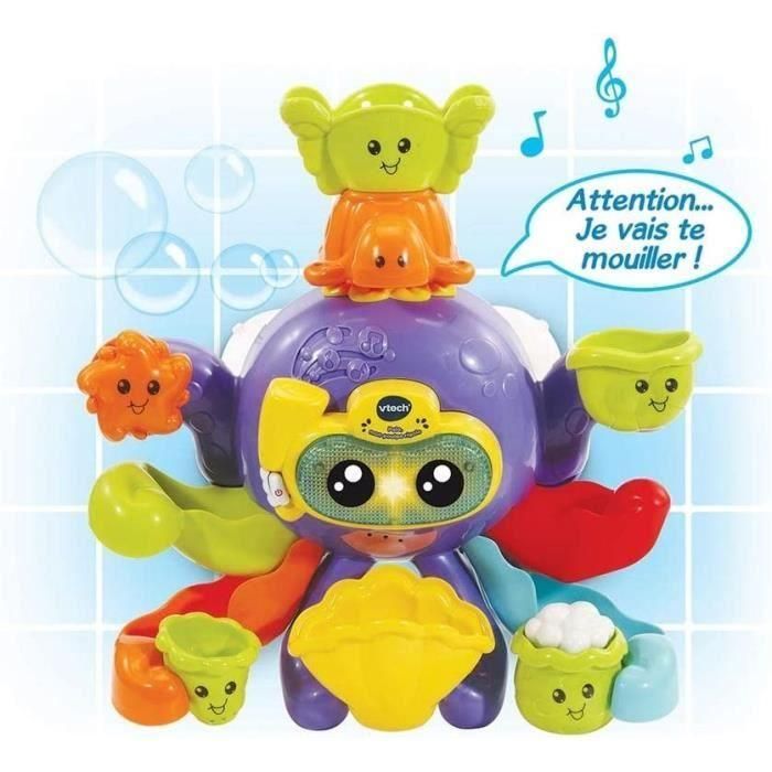 VTECH BABY Polo - Juguete de Baño para Bebés Mi Pulpo Divertido 4 VTECH BABY Polo - Juguete de Baño para Bebés Mi Pulpo Divertido 4