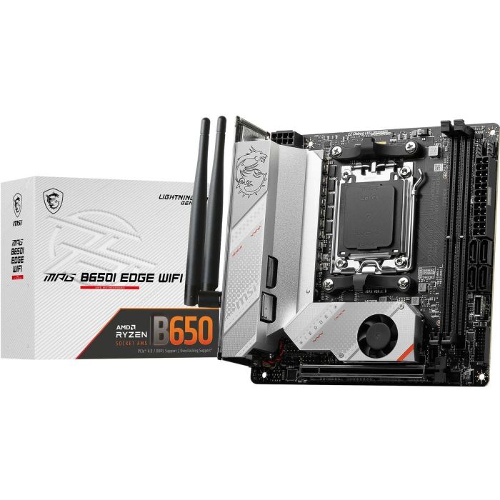 MSI Placa Base MPG B650I Edge WiFi, Socket AM5, Chipset AMD B650, DDR5, Mini-ITX 18 MSI Placa Base MPG B650I Edge WiFi, Socket AM5, Chipset AMD B650, DDR5, Mini-ITX 18