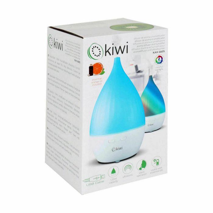 Difusor de Aceites Esenciales Kiwi Humidificador 120 ml (4 Unidades) 1