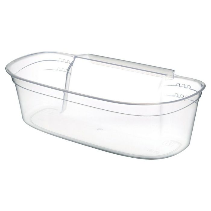 Cubo para la Basura Gondol_G-550 Transparente Blanco Plástico