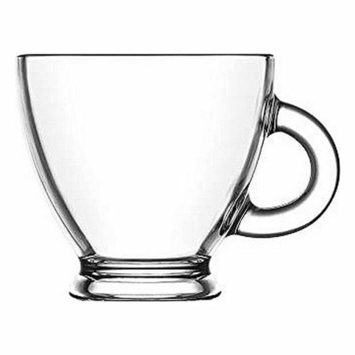Juego de Tazas de Café LAV Roma 225 ml Cristal (6 pcs) Juego de Tazas de Café LAV Roma 225 ml Cristal (6 pcs)