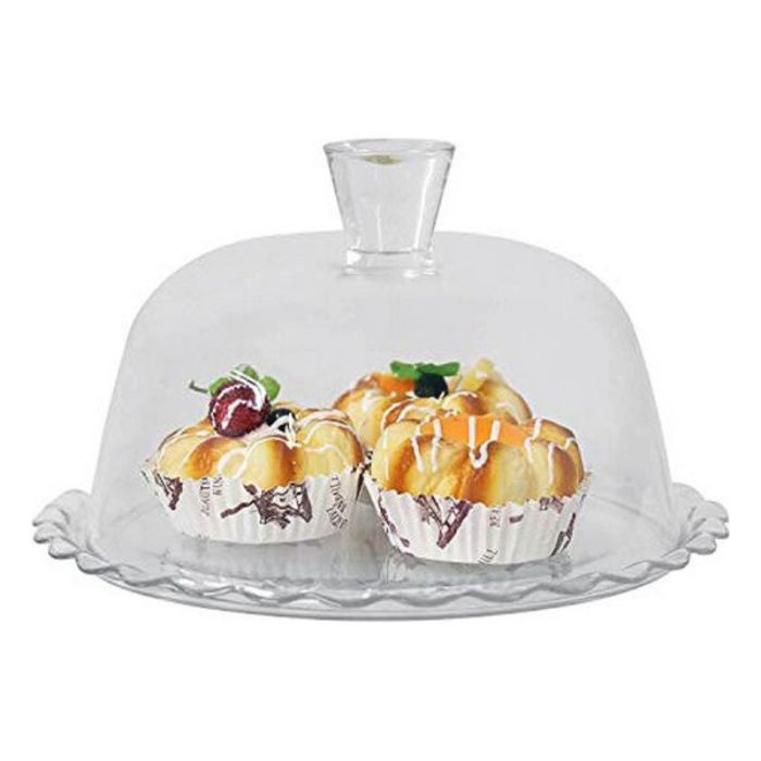 Tartera Con Tapa Base Ondas Petite Patisserie Pasabahce 26X15CM (2 Unidades) Tartera Con Tapa Base Ondas Petite Patisserie Pasabahce 26X15CM (2 Unidades)