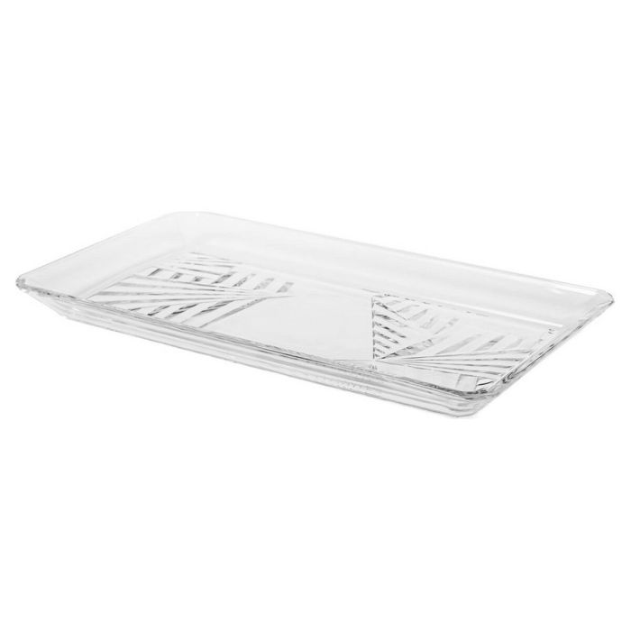 Bandeja Madlen Cristal Transparente (12 x 1,8 x 21,8 cm) (2 pcs) 2