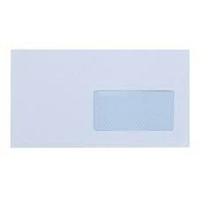 Yosan Sobre Offset 90 gr 115x225 Blanco Tira Autoadhesiva Y Con Ventana Derecha -500U-