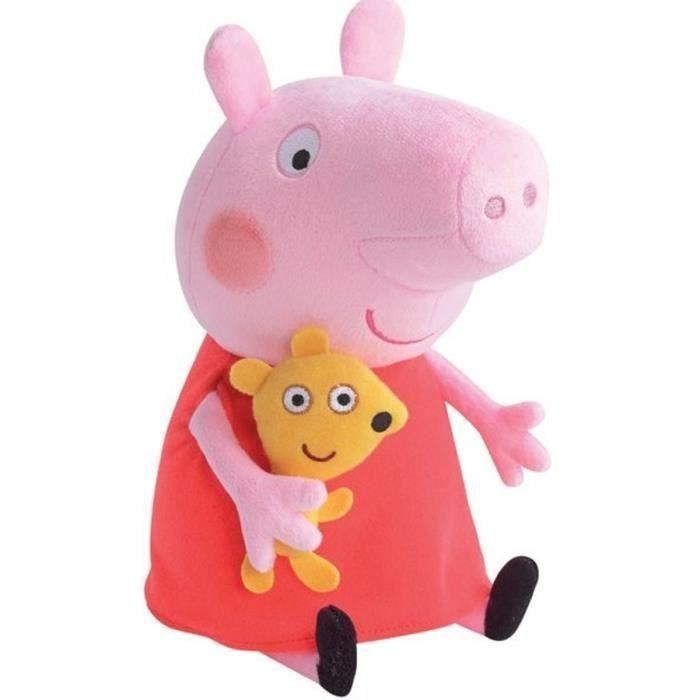 Jemini Peppa Pig Peluche Suave 30 cm - Juguete Blandito de Personaje de TV para Niños y Niñas Mayores de 1 Año 1