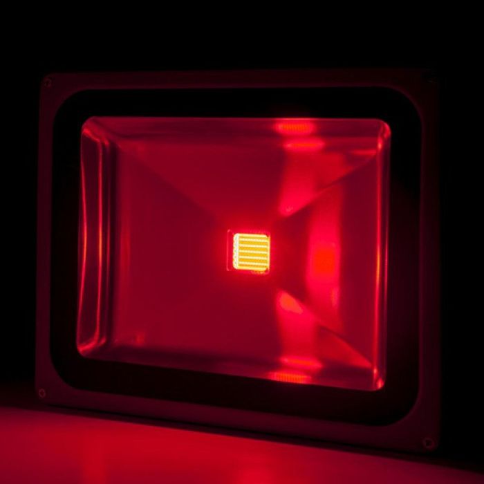 Foco Proyector LED 50W 4.250Lm IP65 Brico Rojo 40.000H [BQFS29050B-R]