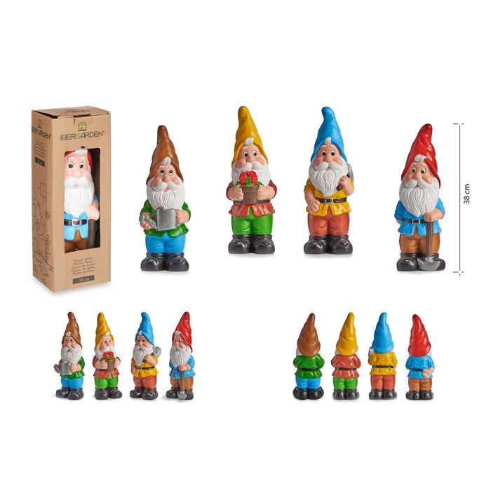 Ibergarden Enano de Jardín Decorativo de Cerámica 38 cm Alto, Colores Vivos Surtidos (Azul, Marrón, Rojo, Amarillo) (8 Unidades) Ibergarden Enano de Jardín Decorativo de Cerámica 38 cm Alto, Colores Vivos Surtidos (Azul, Marrón, Rojo, Amarillo) (8 Unidades)