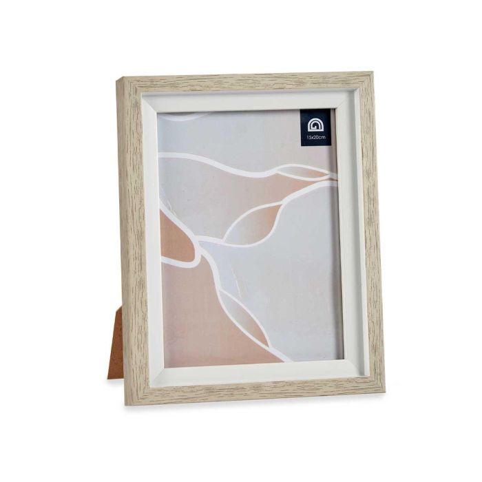 Portafotos Natural Borde Blanco 15x20 cm Giftdecor - Plastico y Vidrio (24 Unidades) 1 Portafotos Natural Borde Blanco 15x20 cm Giftdecor - Plastico y Vidrio (24 Unidades) 1